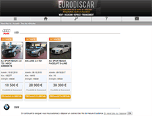Tablet Screenshot of eurodiscar.com